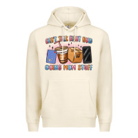 Tofu can't talk right now doing mom stuff Premium Hoodie - MaliasSmallBusiness