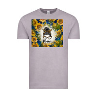 Vintage Zinc sunflowers messy bun mama Vintage Tee - BarkalooDesign