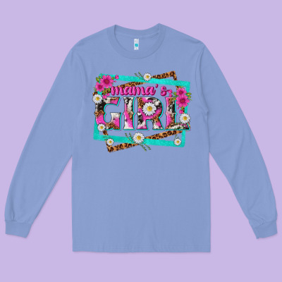 Mamas Girl Long Sleeve Tee Designed By Texasbilliewilder