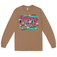 Toasted Coconut mamas girl Long Sleeve Tee - texasbilliewilder