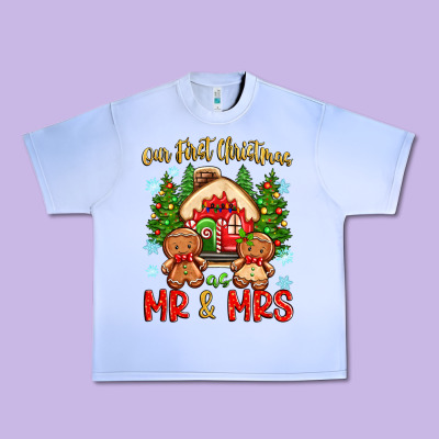 Urban Heavy Tee our first christmas as mr and mrs