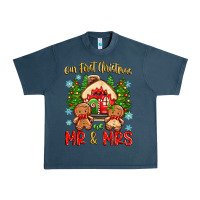 Midnight Navy our first christmas as mr and mrs Urban Heavy Tee - Zillion Design Studio