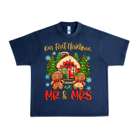 Navy our first christmas as mr and mrs Urban Heavy Tee - Zillion Design Studio