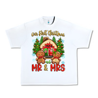 White our first christmas as mr and mrs Urban Heavy Tee - Zillion Design Studio