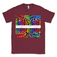 Burgundy Personalized crayons Classic Tee - texasbilliewilder