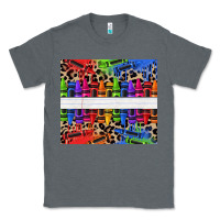 Charcoal Heather Personalized crayons Classic Tee - texasbilliewilder