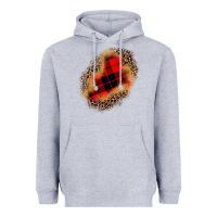 Heather Grey christmas patch Heavyweight Hoodie - JahusDesignShop