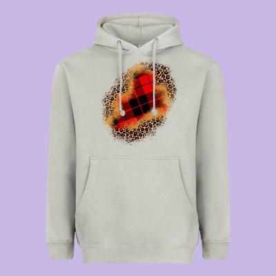 Christmas Patch Heavyweight Hoodie Designed By Jahusdesignshop