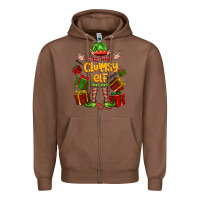 Chestnut im the clumsy elf Zipper Hoodie - FaDigitalArtStudio