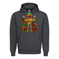 Smoke im the clumsy elf Zipper Hoodie - FaDigitalArtStudio