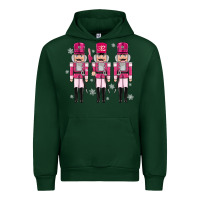 Forest Green Pink nutcrackers Urban Hoodie - MaliasSmallBusiness