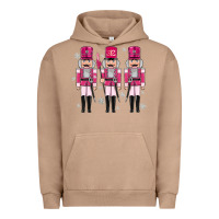 Pigment Burro Pink nutcrackers Urban Hoodie - MaliasSmallBusiness