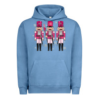 Pigment Pebble Blue Pink nutcrackers Urban Hoodie - MaliasSmallBusiness