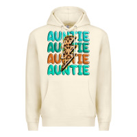 Sandshell auntıe with lightning bolt Premium Hoodie - MaliasSmallBusiness