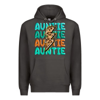 Smoke auntıe with lightning bolt Premium Hoodie - MaliasSmallBusiness