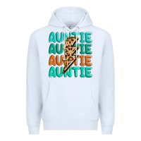White auntıe with lightning bolt Premium Hoodie - MaliasSmallBusiness