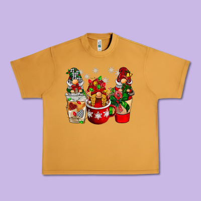 Christmas Coffee Gnome Urban Heavy Tee Designed By Barkaloodesign