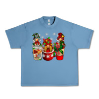 Pebble Blue Christmas coffee gnome Urban Heavy Tee - BarkalooDesign