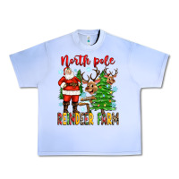 North Pole Reindeer Farm Urban Heavy Tee | Teevron
