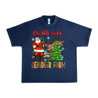 Navy north pole reindeer farm Urban Heavy Tee - Zillion Design Studio