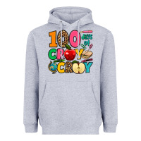 Heather Grey 100 days of cray cray Heavyweight Hoodie - Jasminsmagicworld