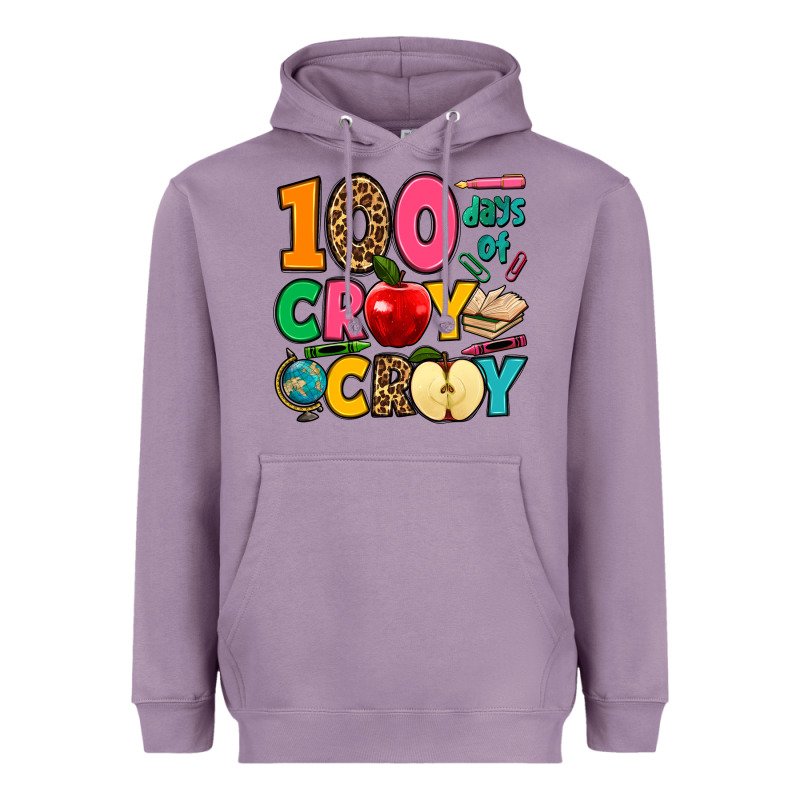 100 Days Of Cray Cray Heavyweight Hoodie by Jasminsmagicworld | Teevron