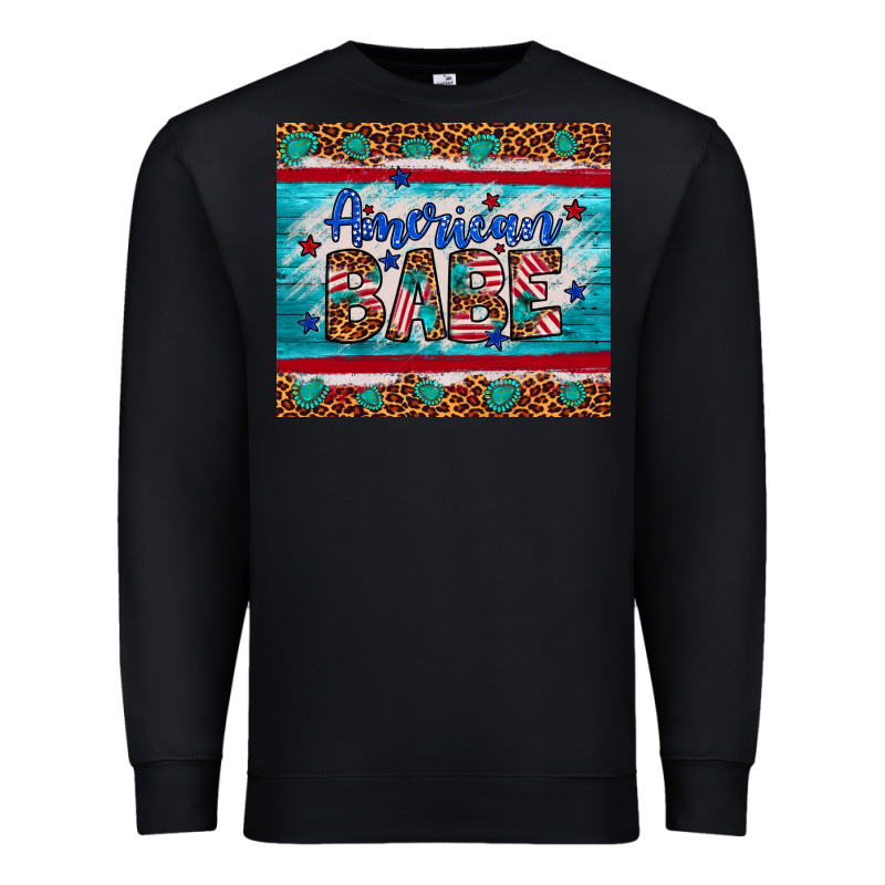 American Babe Leopard Gemstone Premium Sweatshirt by Artiststas | Teevron