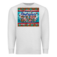 Oatmeal Heather American babe leopard gemstone Premium Sweatshirt - Artiststas