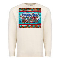 Sandshell American babe leopard gemstone Premium Sweatshirt - Artiststas