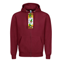 Burgundy golf penwraps Zipper Hoodie - HRA Design Shop