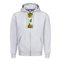 Heather Grey golf penwraps Zipper Hoodie - HRA Design Shop