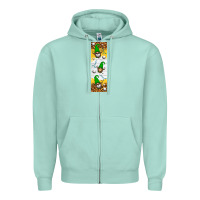 Seafoam golf penwraps Zipper Hoodie - HRA Design Shop