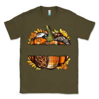 Army Green Personalized Fall Pumpkin Classic Tee - texasbilliewilder