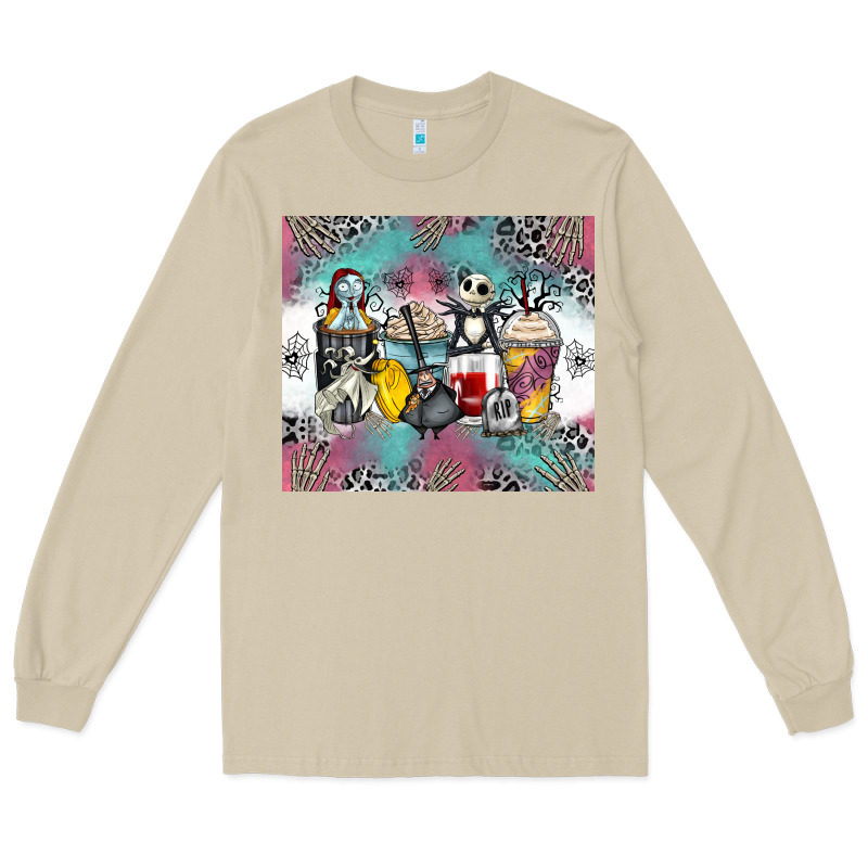 Cartoon Characters Coffee Cups Long Sleeve Tee by Zillion Design Studio | Teevron