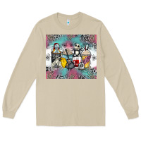 Mushroom cartoon characters coffee cups Long Sleeve Tee - Zillion Design Studio