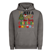 Pigment Tornado just a girl who loves christmas Urban Hoodie - MaliasSmallBusiness