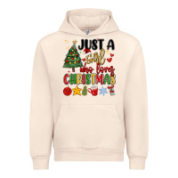 Sandshell just a girl who loves christmas Urban Hoodie - MaliasSmallBusiness