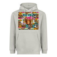 Moon Dust just a little moody long haired cow Heavyweight Hoodie - Jasminsmagicworld