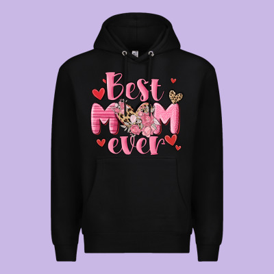 Best Mom Ever Premium Hoodie Designed By Maliassmallbusiness