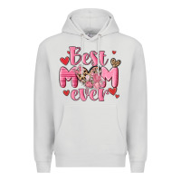 Dove Grey best mom ever Premium Hoodie - MaliasSmallBusiness