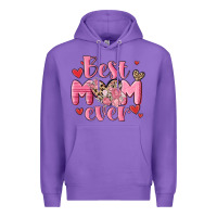 Purple best mom ever Premium Hoodie - MaliasSmallBusiness
