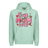 Seafoam best mom ever Premium Hoodie - MaliasSmallBusiness