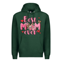 Sports Green best mom ever Premium Hoodie - MaliasSmallBusiness