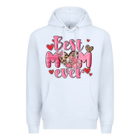 White best mom ever Premium Hoodie - MaliasSmallBusiness