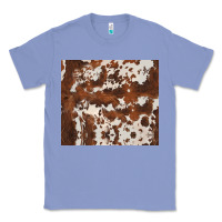 Colony Blue brown cowhide Classic Tee - BarkalooDesign