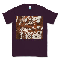 Plum brown cowhide Classic Tee - BarkalooDesign