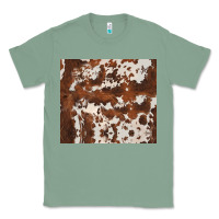 Sage brown cowhide Classic Tee - BarkalooDesign