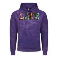 Cloud Purple love christmas tree Vintage Hoodie - AdoDesignShop