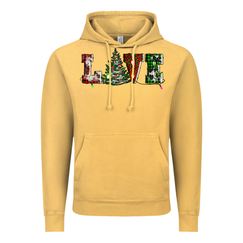 Love Christmas Tree Vintage Hoodie by AdoDesignShop | Teevron