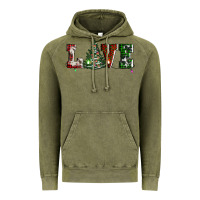 Vintage Olive love christmas tree Vintage Hoodie - AdoDesignShop